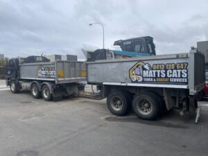 Custom Vehicle Decals For Matts Cats Bobcat Service thumbnail