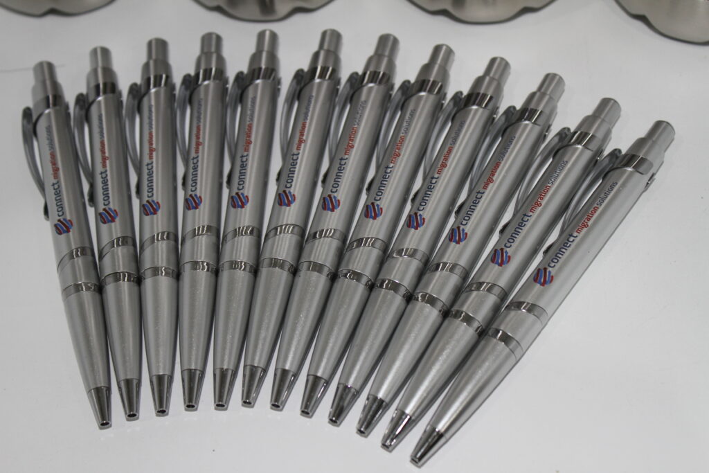 Branded Bottles and Pens