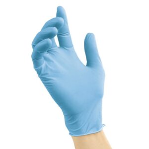 Blue Nitrile Examination Gloves NC